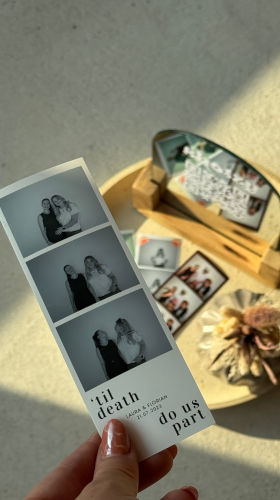 Fotobox Streifen Drucker
